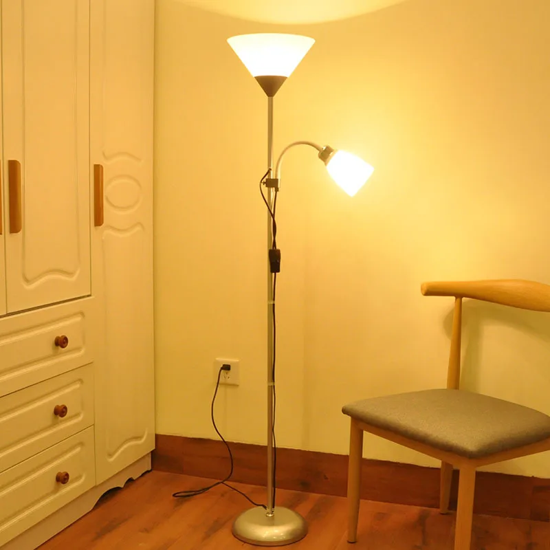 

American Style modern iron painted floor Lamps adjustable E27 LED 220V novelty floor lights for living room study bedside WF1113