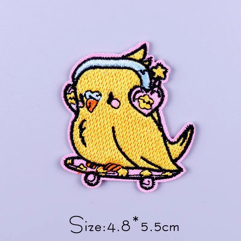 Cartoon Tier Eisen Auf Patch Auf Kleidung Gestickte Patches Für Kleidung Thermoadhäsive Patches Katze Dinosaurier Patch Kleidung Abzeichen – Detail 36