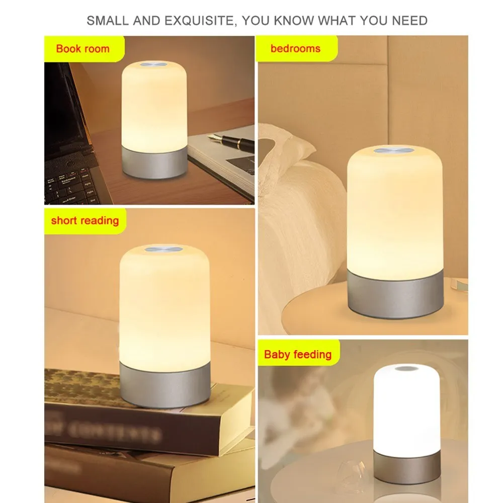 DC5V 3.5W Touch Sensor LED Desk Lamp Night Light Drop shipping