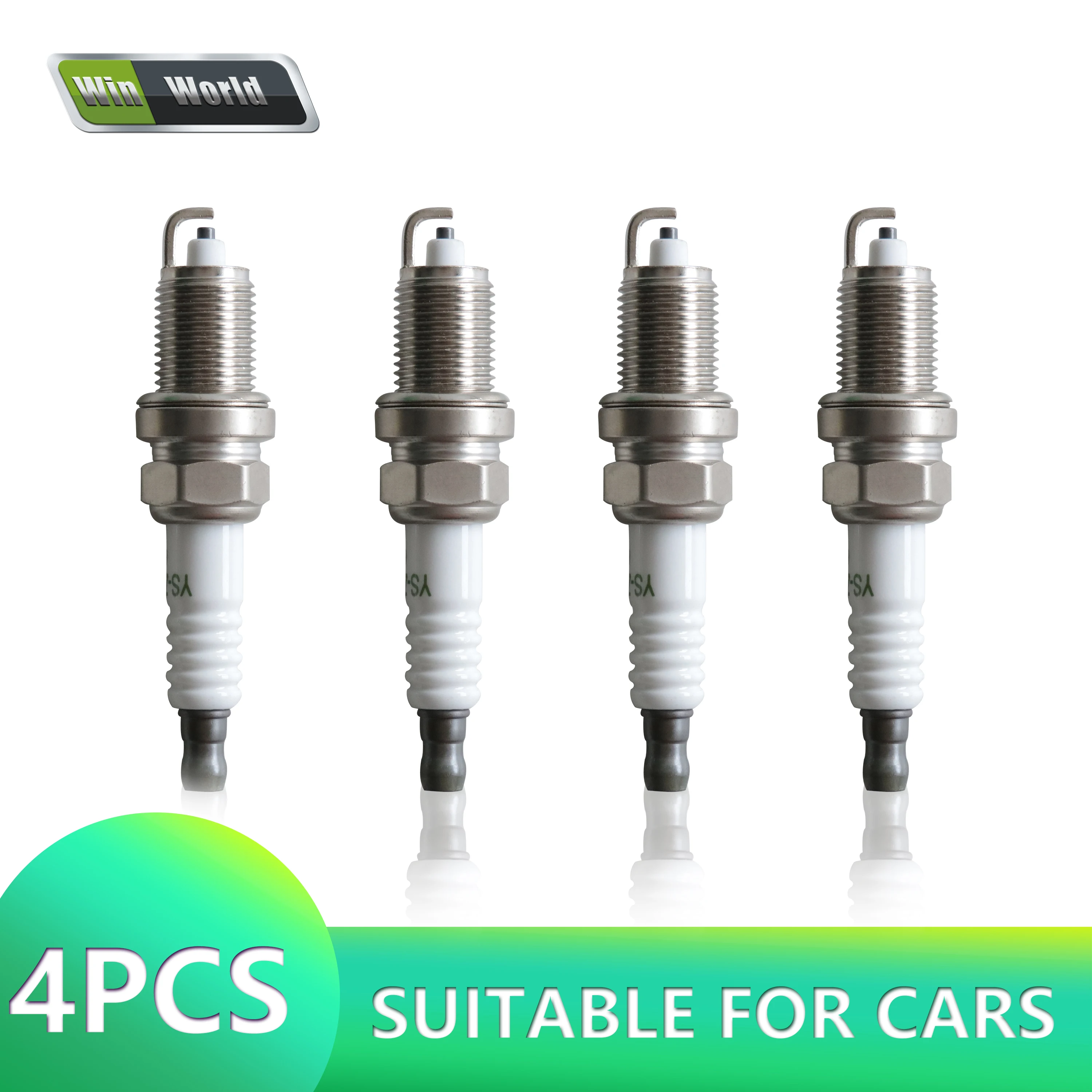 4Pcs Audi BMW Benz Honda Toyota Nissan Landrover Wuling Baojun Ford Hyundai Mazda KIA Spark Plug Accessories - High Performance