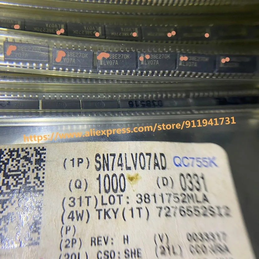 

5PCS SN74LV07AD SN74LV07 SN74 LV07A LV07AD Brand new and original chip IC