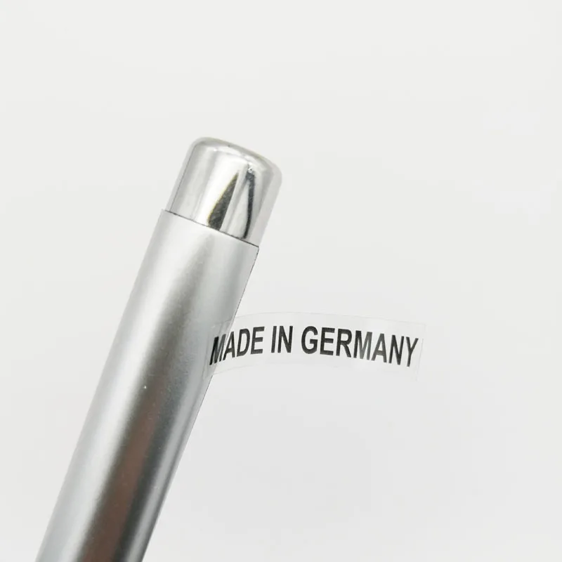 1000 stücke 6x28mm transparentes klares Etikett aus deutschen Ursprungs aufklebern – Detail 4