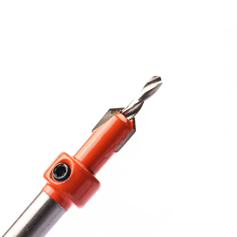 HEDA 1PC Step Drill Taper Hole Tapping Screw Alloy drill bit DIY Supplies Head Shank Woodworking tools Countersink Installation