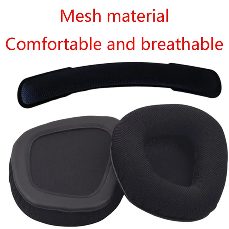 لينة عقال وسادات الأذن وسائد الأذن غطاء استبدال ل Corsair VOID PRO RGB SE سماعة الألعاب 7.1 إصلاح أجزاء