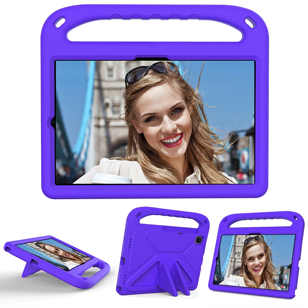 With Pen Slot Case for Samsung Galaxy Tab S6 10.5(2019)SM-T860/T865 Kids EVA Non-toxic Fall Protection Handle Stand Cover Funda