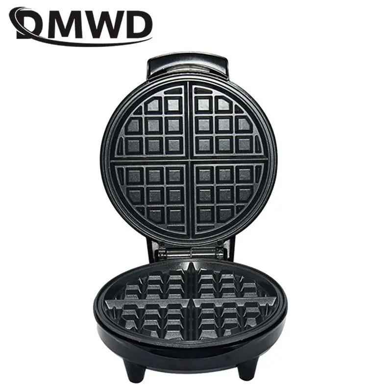 DMWD Home macchina per torte fai-da-te Waffle Maker per bambini colazione Maker antiaderente Bakeware stampo da forno temperatura regolabile 220V