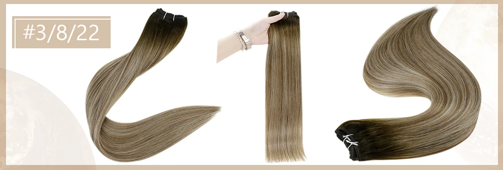 Full Shine Human Hair Weft Extensions Hair Bundles 100g Sew In Silky Straight Remy Skin Double Weft For Salon