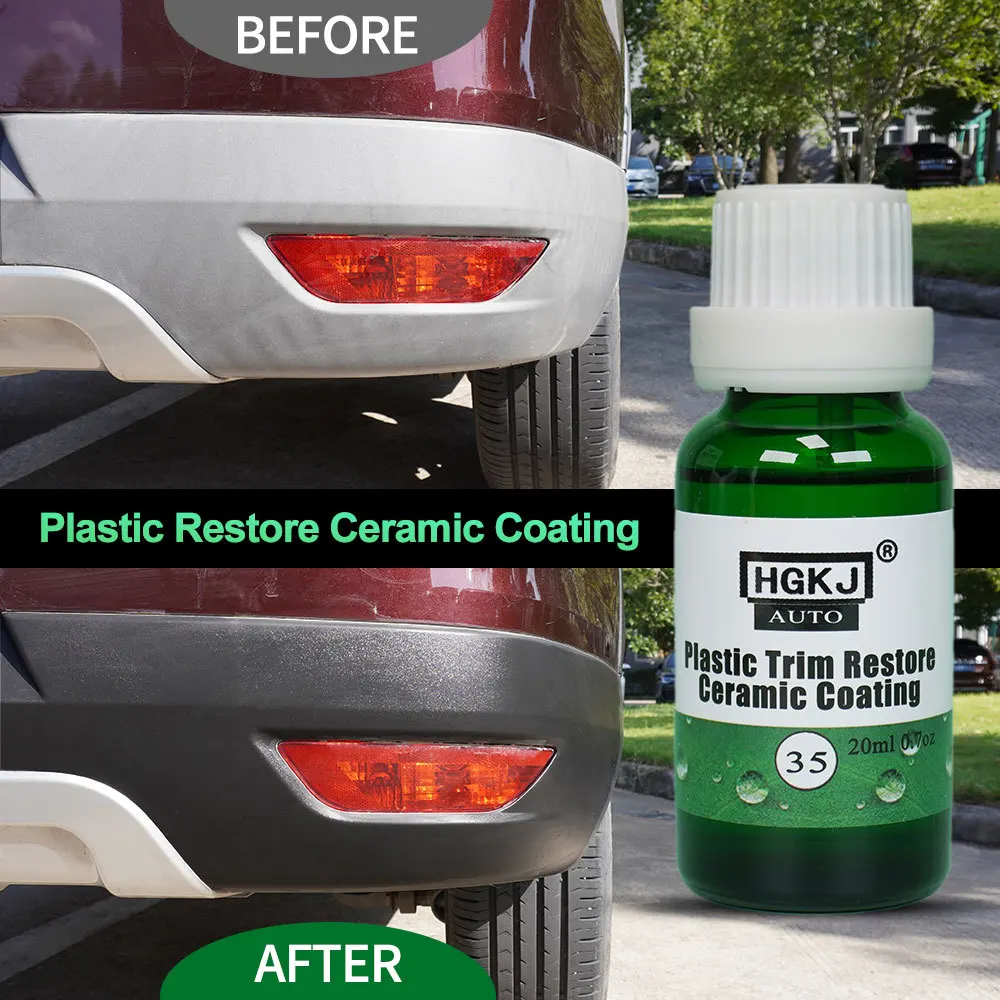 20ml Plastic Renovator for Auto Scratches Polish for Plastic Long-Lasting Hydrophobic Coating Super Shine Car Accessories HGKJ35