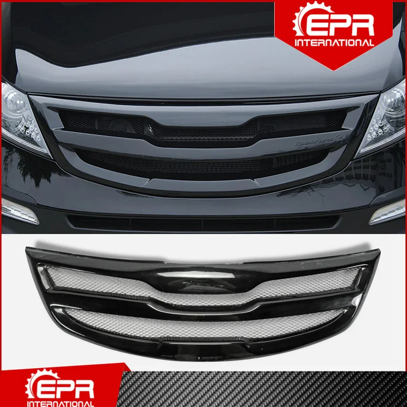 

For Kia Sportage R 2011+ RD Style Glass Fiber Front Grill Trim Sportage FRP Front Bumper Grille Mesh Drift Cover