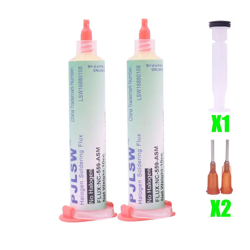 

10cc PCB Syringe Solder Paste NC-559-ASM can be used PCB , BGA , PGA Advanced Solder Paste Welding Soldering Oil Flux Grease