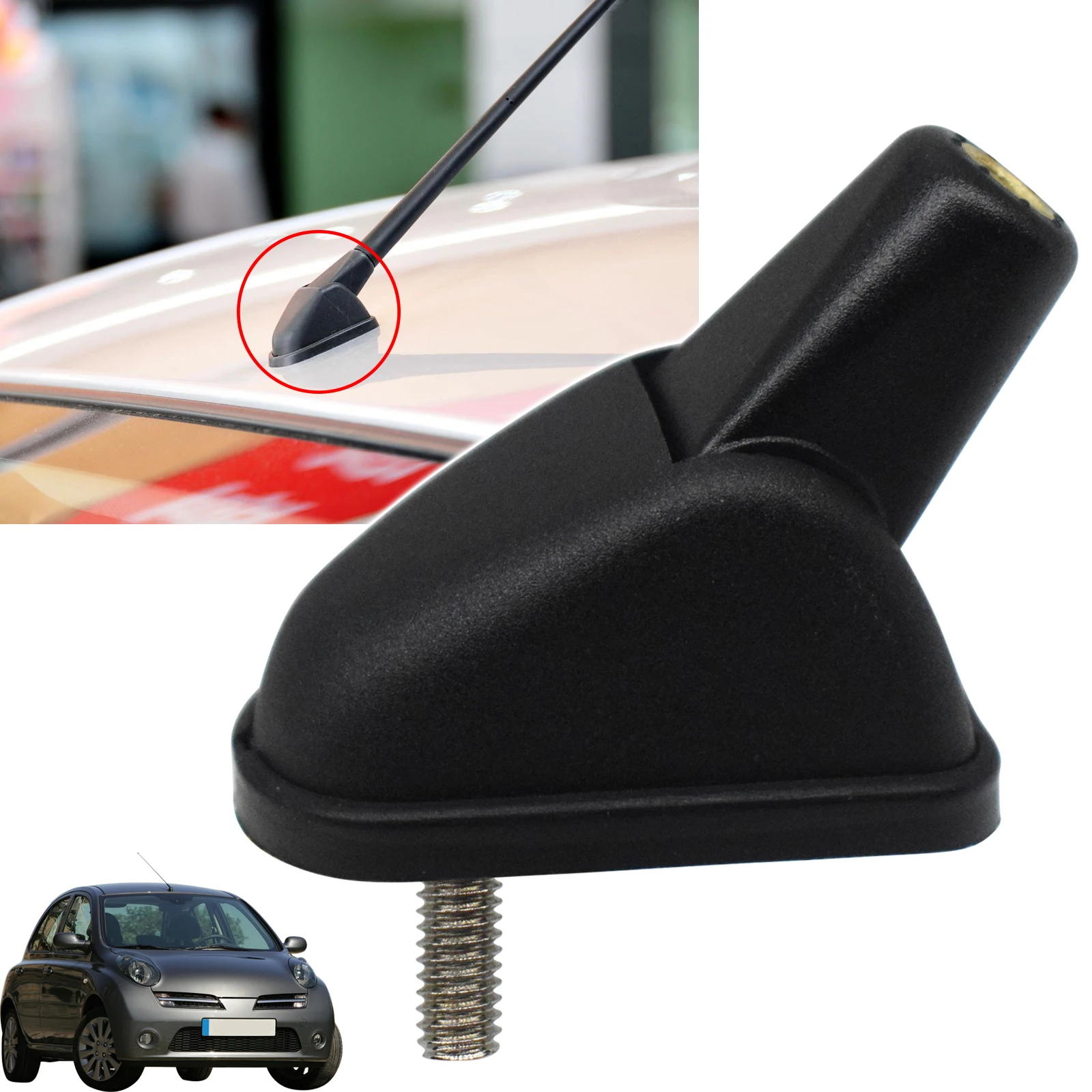 

Car Front Radio Aerial Antenna Roof Base Mount Seal For Nissan Almera 2001 - 2006 Micra 2001 - 2010 March 2002 - 2010 Model Auto