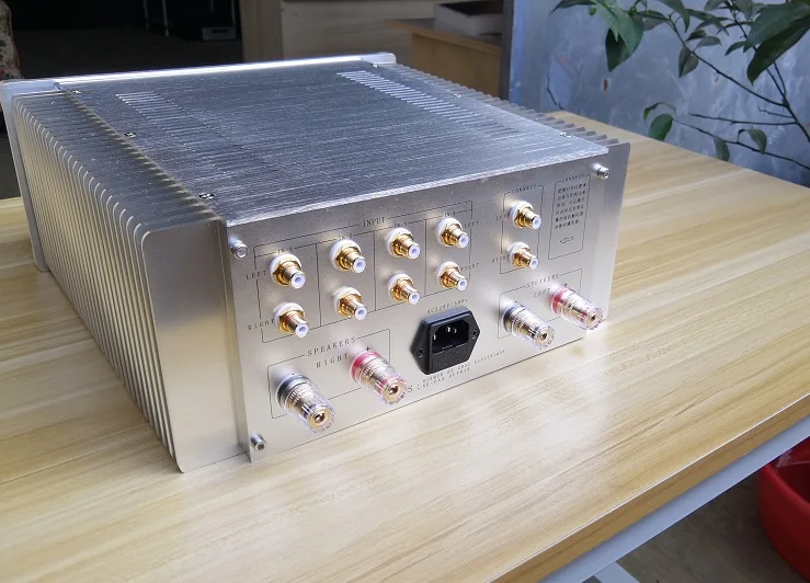 NEWest  MUSMYS E-600 (header version) merge machine amplifier 180W+180W home amplifier HIFI amplifier