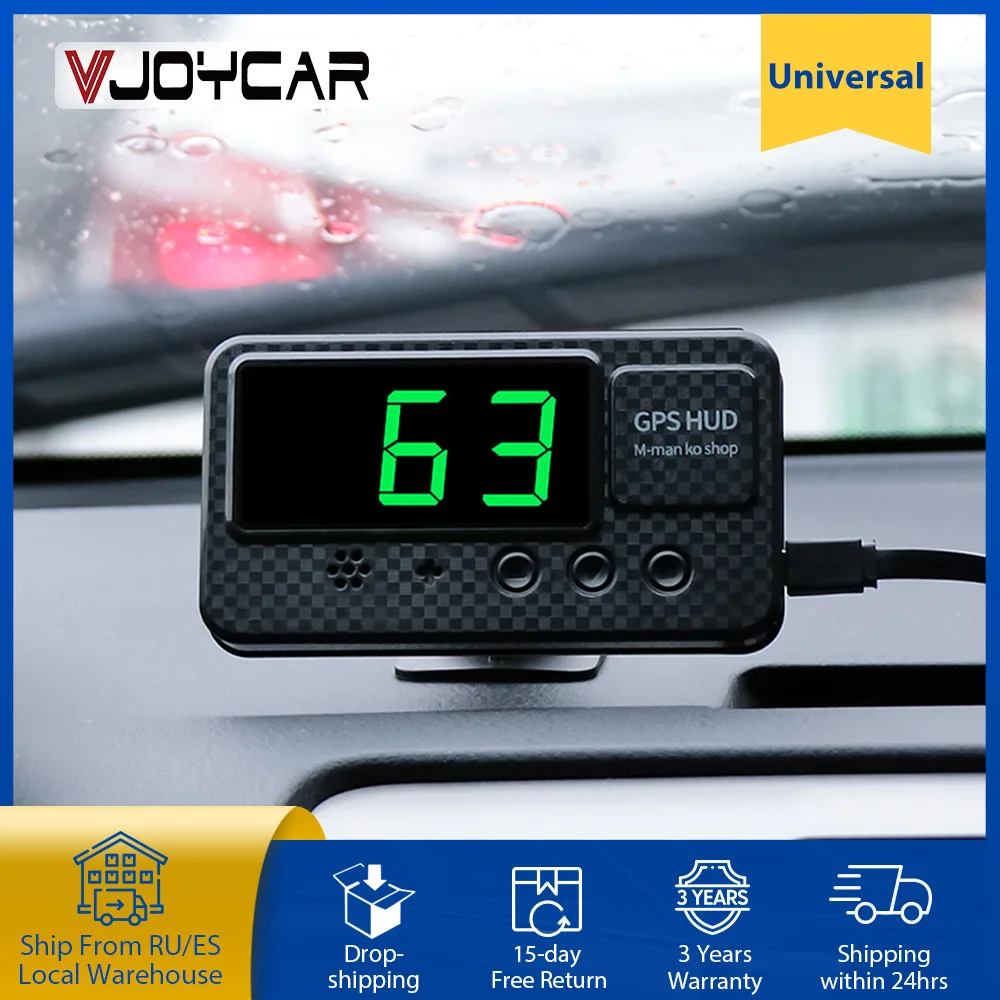 Universal Hud GPS Speedometer Head Up Display Car Speed Display With Over Speed Alarm MPH KM/H For All Vehicle A100 Upgrade