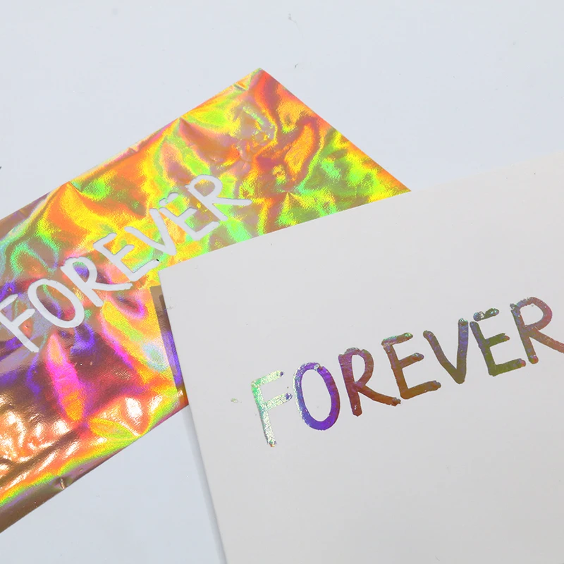 Heat Foil Laser Gold Hot Stamping Foil Paper Holographic Transfer Laminator Foil Holographic Laminate Arts Crafts Card Paint