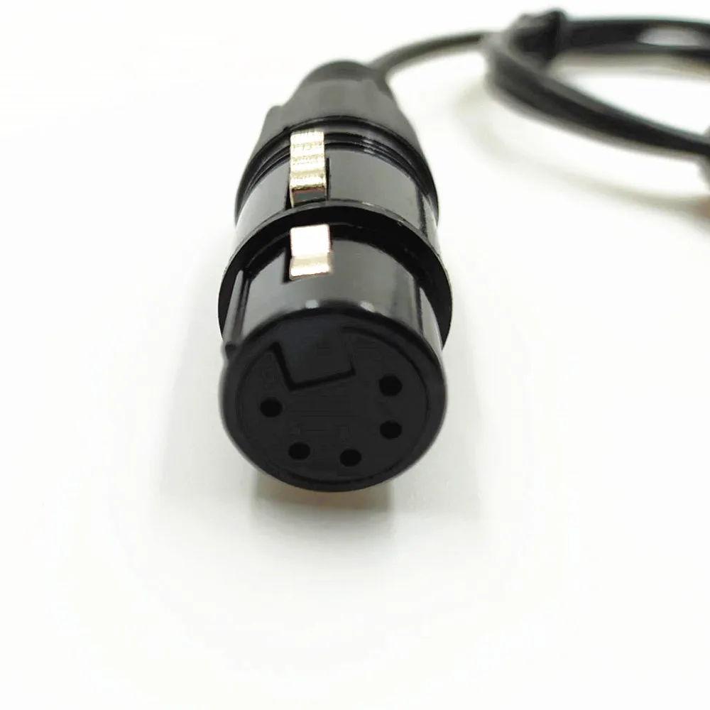 FRT For Airbus XLR To GA Dual Plug 5 Pin Headset Adapter Cable Aviation Headphone Cable earphone accessories