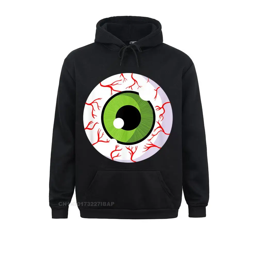 Spooky Scary Eyeball Funny Halloween Eyeball Gift Sweatshirts Cheap VALENTINE DAY Long Sleeve Hoodies Women Geek Clothes