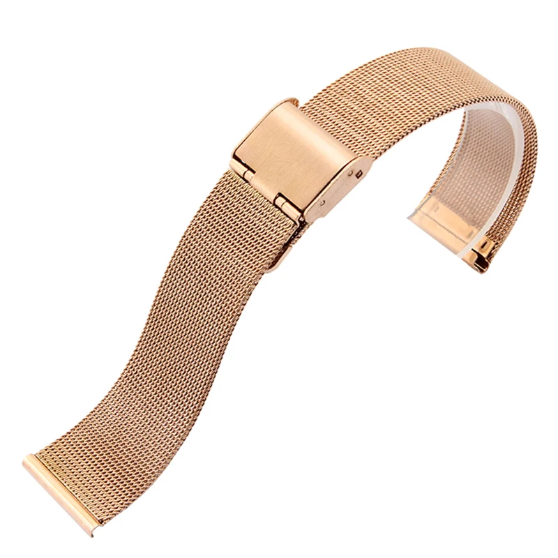 New Listing Milan Mesh Stainless Steel Strap for Huawei B2 B3 B5 b6 Talkband Belt Watchband Black Silver Rose Gold 15mm 16mm