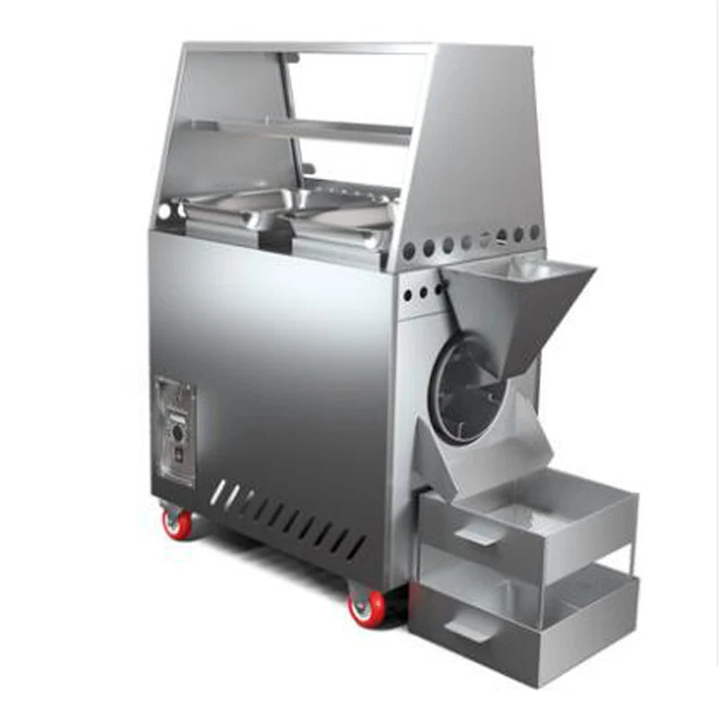 

Commercial Peanut Walnut Roasting Machine Frying Fried Chestnuts Nuts Machine