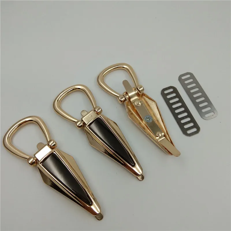 (10pieces/lot) factory wholesale luxury handbags handbags shoulder straps link buckle metal bag hook hardware accessories