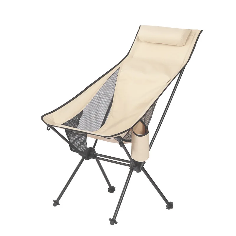 2021 New Outdoor Folding Chair Ultralight Portable Camping Chair Reinforced Aluminum Alloy Stool Picnic BBQ Beach Fishing Chair