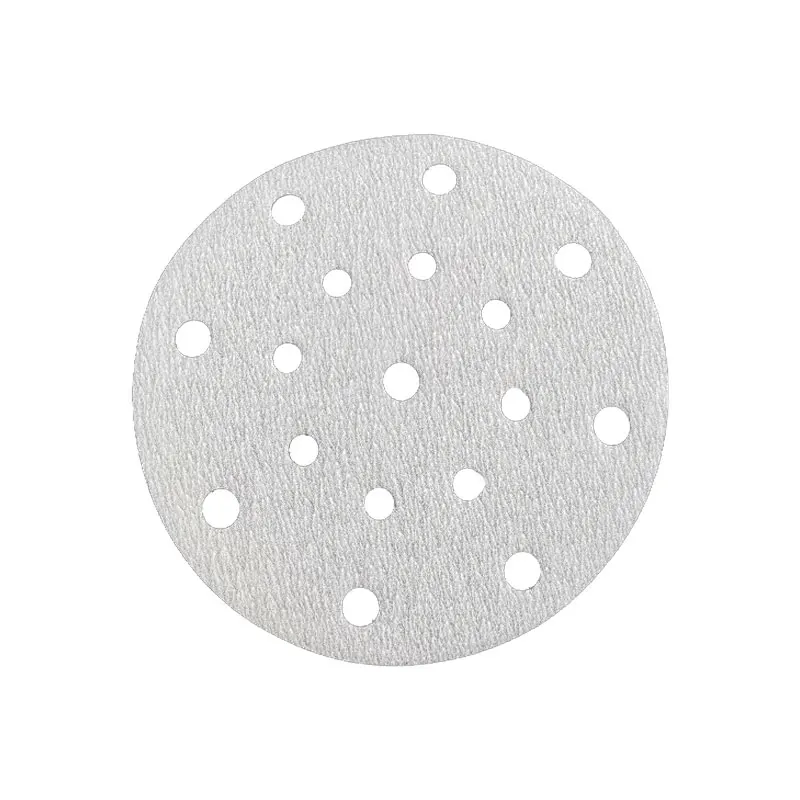 10 pz 150mm carta vetrata forma rotonda dischi abrasivi Hook Loop carta abrasiva foglio di lucidatura carta vetrata 17 fori levigatrice tampone di lucidatura