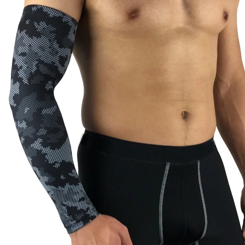 1PC Arm Warmers Elbow Pads Sleeve Breathable Anti Slip Sunshade Elastic Wrap Protector  Accessory