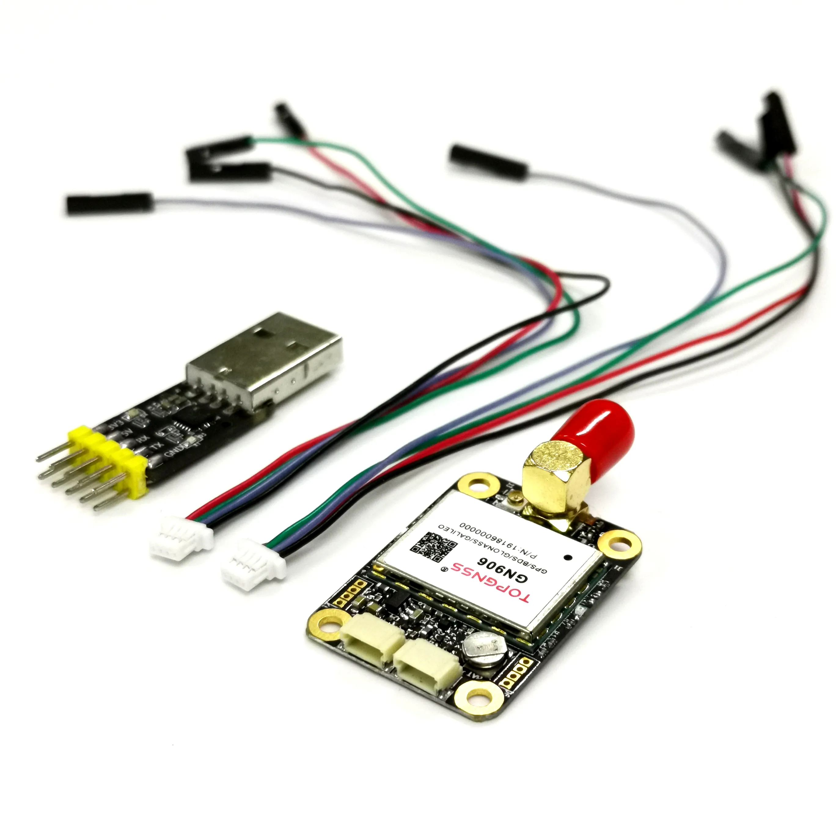 1PCS RTK GPS GNSS antenna 5V UART TTL GPS GLONASS BEIDOU high-precision centimeter level dual-frequency for ZED-F9P module