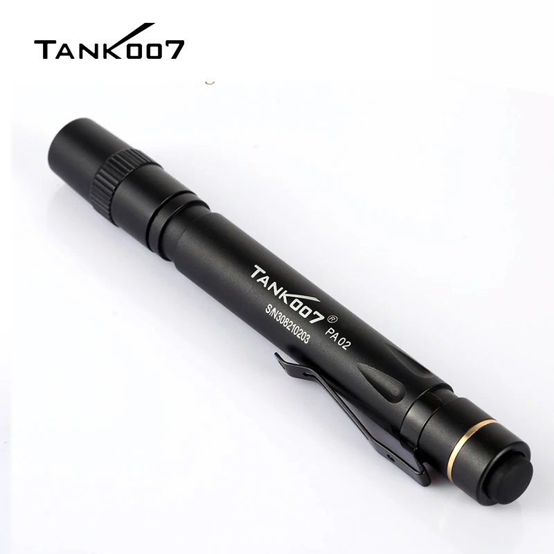 TANK007 PA02 Portable Medical Penlight Household EDC Mini Flashlight LED Lantern Torch Pen Light Caplamp AAA Battery Waterdrop