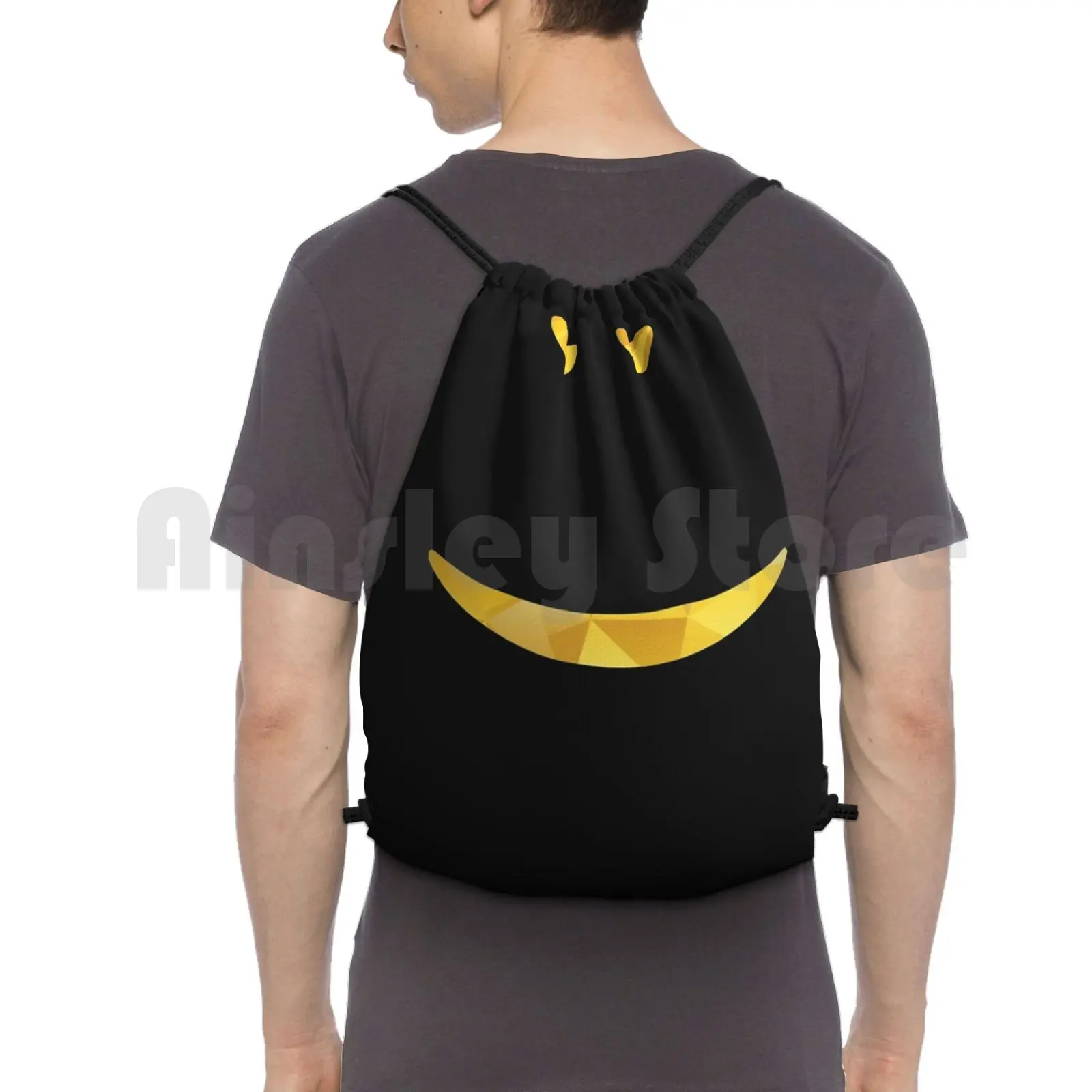 Still Chill Face Backpack Drawstring Bag Riding Climbing Gym Bag Meme Oof Funny Noob Game Gaming Youtube Cool Memes Dank