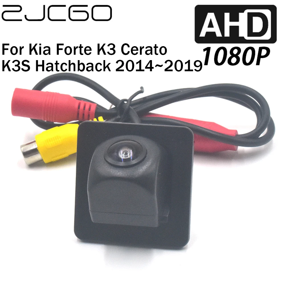 

ZJCGO Car Rear View Reverse Backup Parking AHD 1080P Camera for Kia Forte K3 Cerato K3S Hatchback 2014 2015 2016 2017 2018 2019