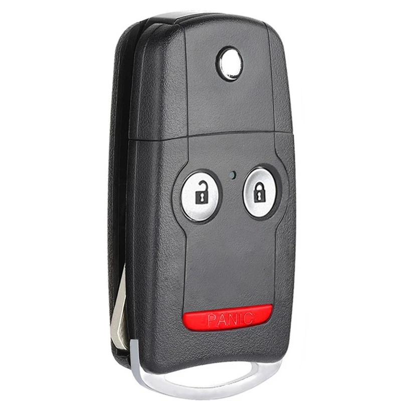 FCC ID: N5F0602A1A Flip Remote Car Key Fob 3 Buttons 313.8MHz ID46 Chip for Acura MDX RDX 2007 2008 2009 2010 2011 2012