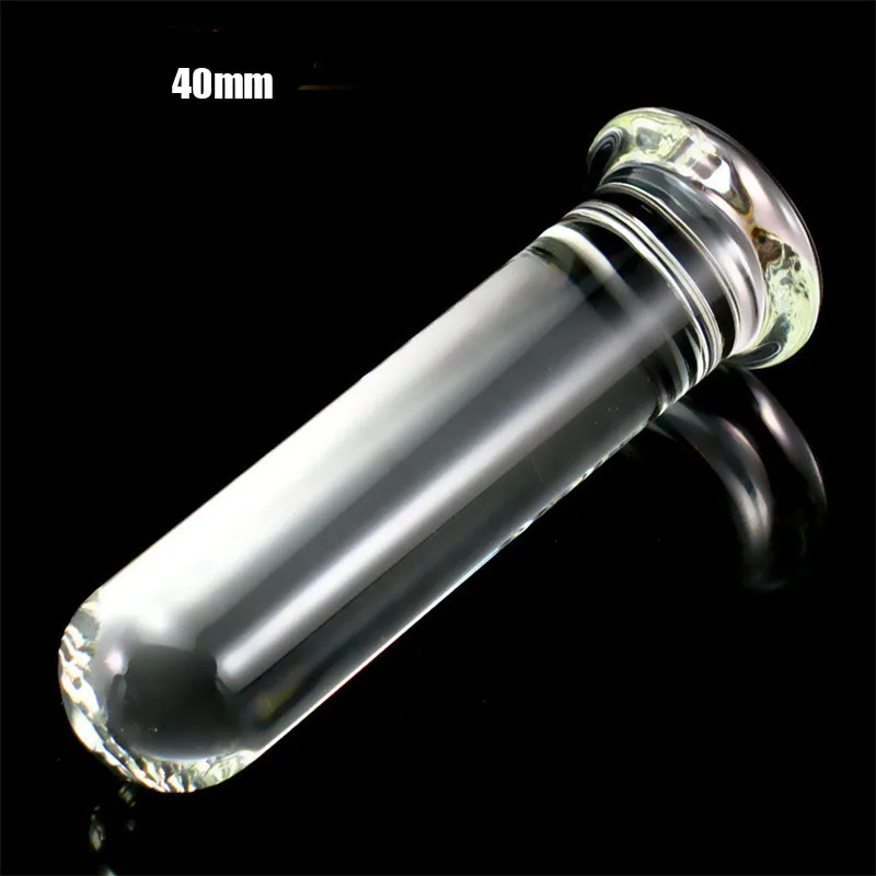 Glass Dildo Huge Butt Plugs Crystal Dildos Large Anal Plug Pillar Vaginal Plug Sex Toys For Woman Anus Dilation Vagina Expansion