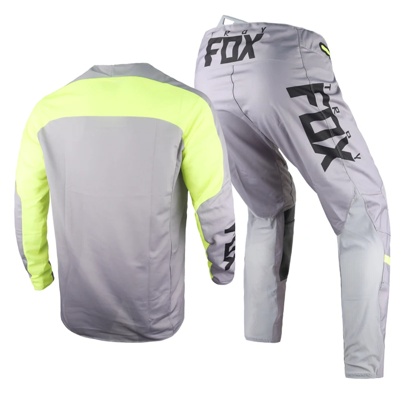 360 MERZ 저지 팬츠 콤보 남성용 Troy Fox Motocross Gear Set MX 라이딩 ATV MTB 산악 자전거 오프로드 성인용 자전거, MTB 산악 자전거 저지 팬츠 콤보