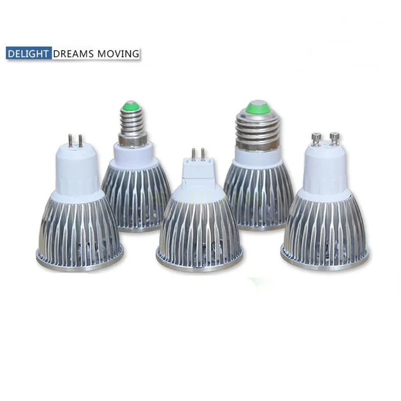 E27 E14 Led Licht Dimbare MR16 DC12V Led 9W 12W 15W GU10 Led-lampen Spotlight High Power gu 10 Led Lamp Wit Led Spot Light