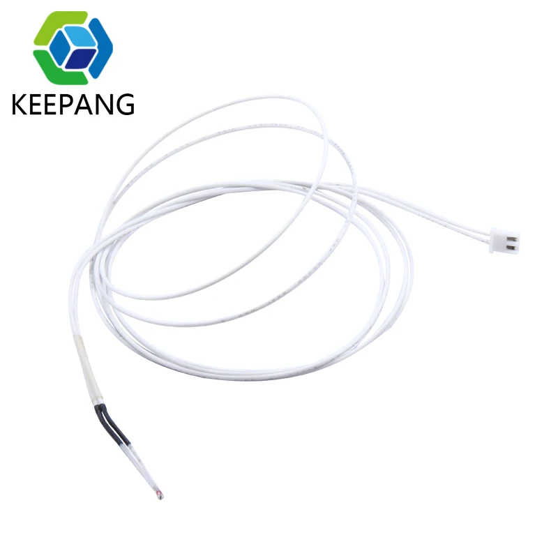 

5pcs NTC 100K High temperature 260℃ Glass Sealed Thermistor Sensor For E3d V5 V6 Heating Block MK8 MK2B Heatbed Parts