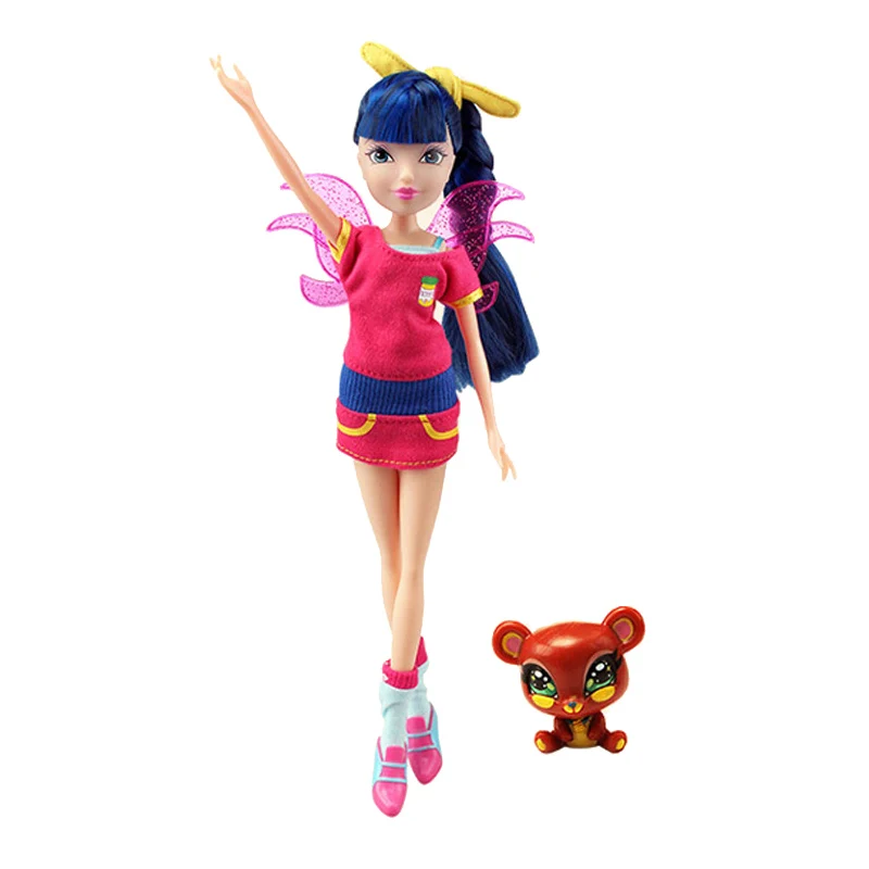 28cm High Believix Fairy&Lovix Fairy Rainbow Colorful Girl Doll Action Figures Fairy Bloom Dolls with Classic Toys for Girl Gift