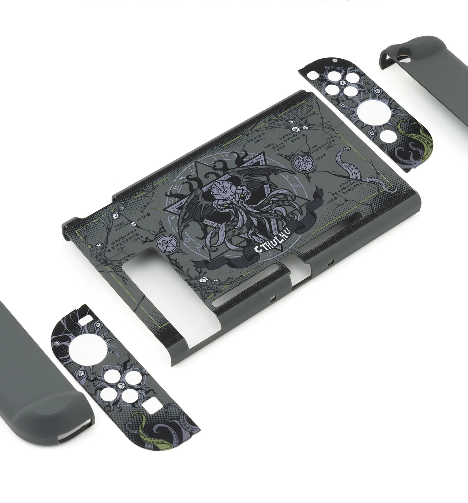 Schwarz Cthulhu Nintendo Schalter Abdeckung Fall Für Jungen Kawaii Transparent Dockable Harte PC Schutzhülle Für Controller Joy-Con