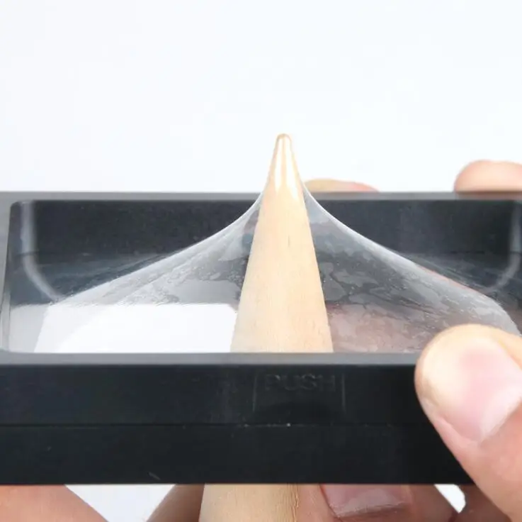 Top 10pcs Floating Picture Frame Shadow Box Jewelry Display Stand Ring Pendant Holder Protect Jewellery Stone Presentation Case