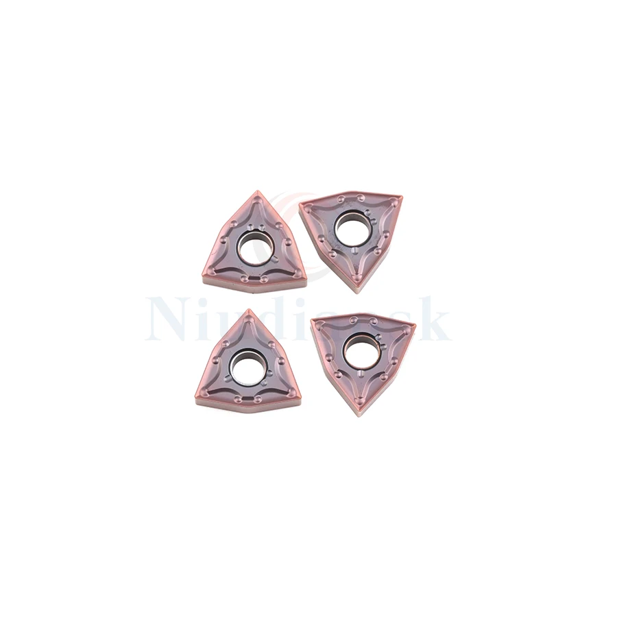 10 Chiếc WNMG080404-MA NK9018 WNMG080408-MA NK9018 Bên Ngoài Biến Lắp Tiện Bằng Máy CNC Dụng Cụ Chế Biến Cá Chép Trông Trăng Hợp Kim Cắt Miếng Lót