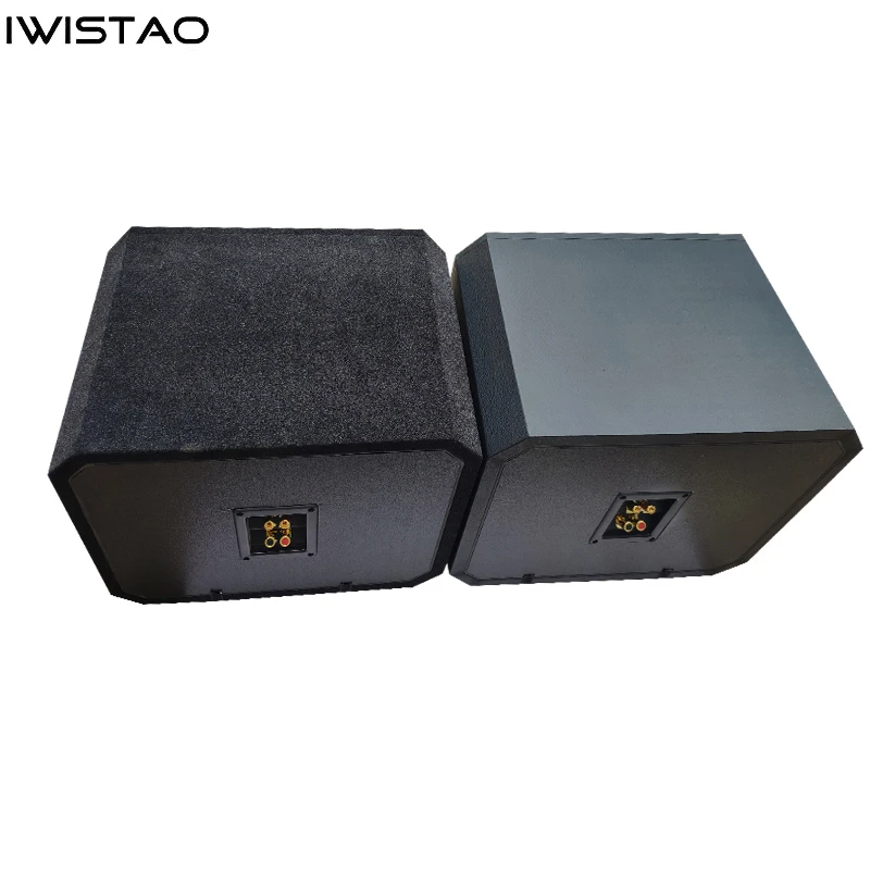 IWISTAO HIFI 12 Inch Passive Subwoofer Empty Cabinet Honeycomb HDF Board Enclosure Front Inverted Car Audio DIY