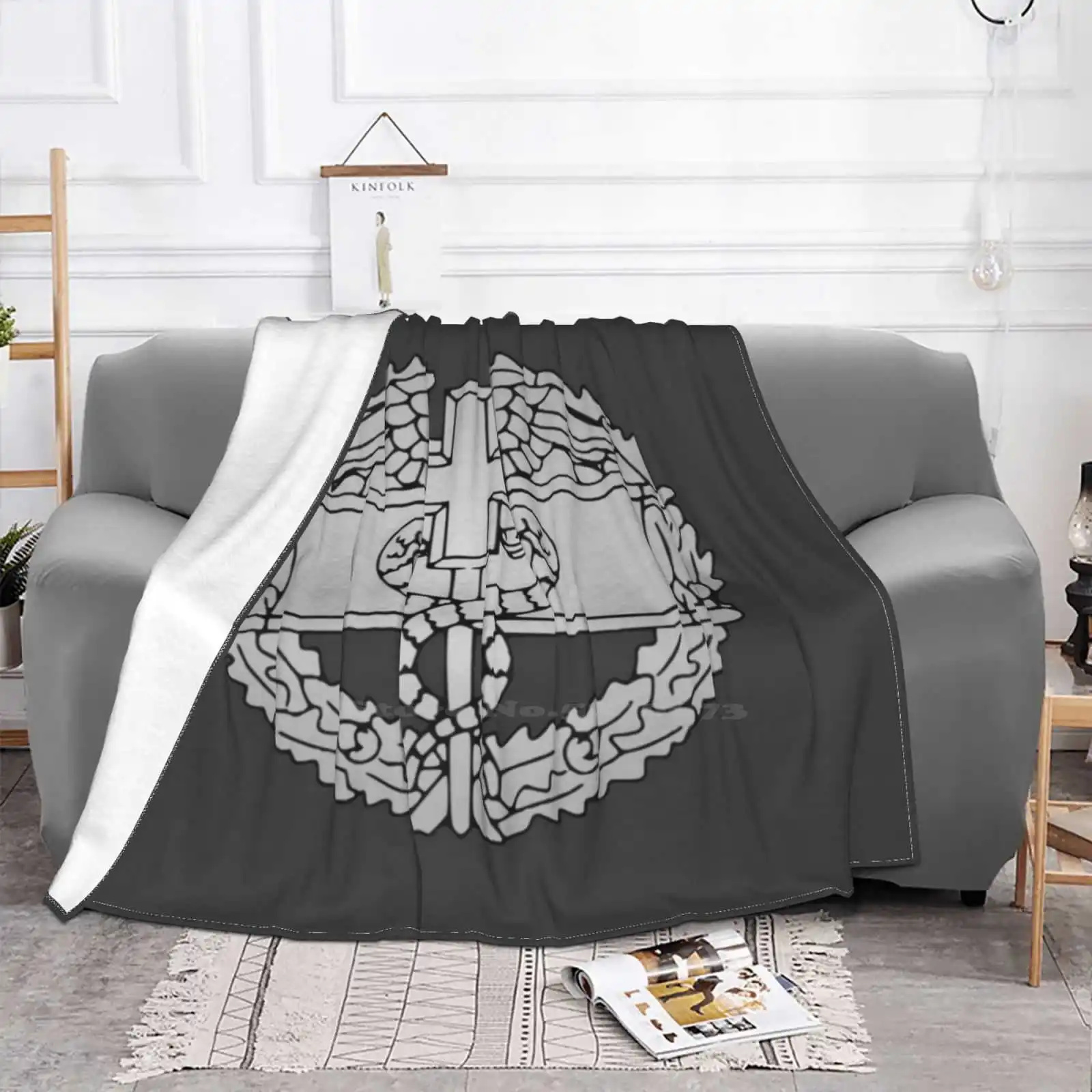 Combat Badge ( Us Army ) Low Price New Print Novelty Fashion Soft Blanket Medic Army Wound Battlefield Battle War Military