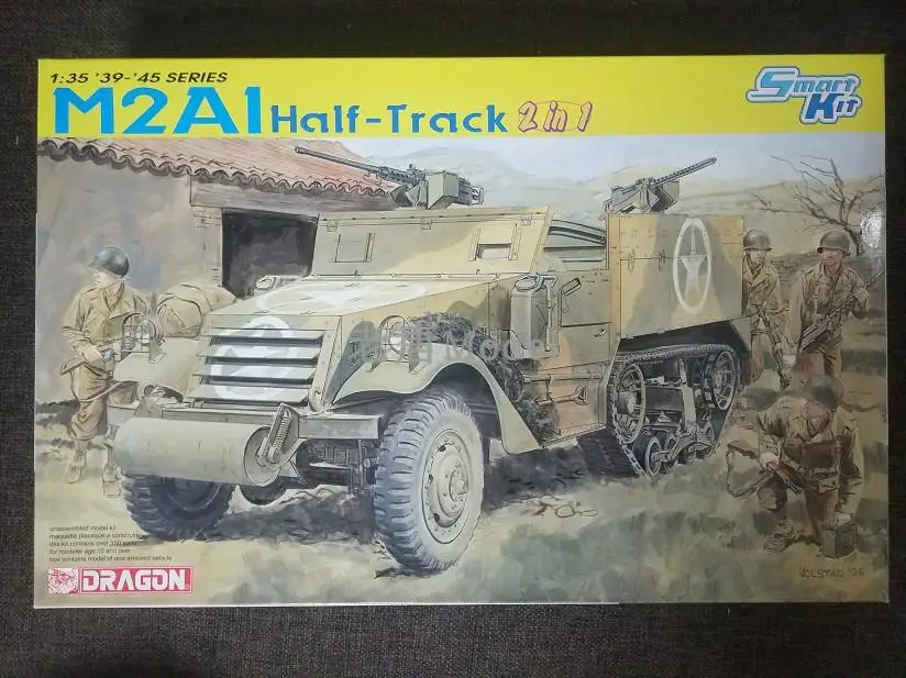 DRAGON 6329 1/35 Scale U.S. M2A1 Half-Track Model Kit