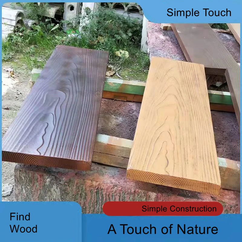 Wood Texture Paver Mold, Garden Cortyard Plastic Concrete Walk Mould, Paving Mold,  Cement Lawn Path Moldings, 120cm/ 47.24in