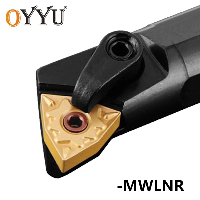 

OYYU MWLNR MWLNL 16mm 20mm 25mm S16Q S18Q S20R S25S MWLNR06 MWLNR08 Internal Turning Tool Holder Lathe Cutter Carbide Inserts