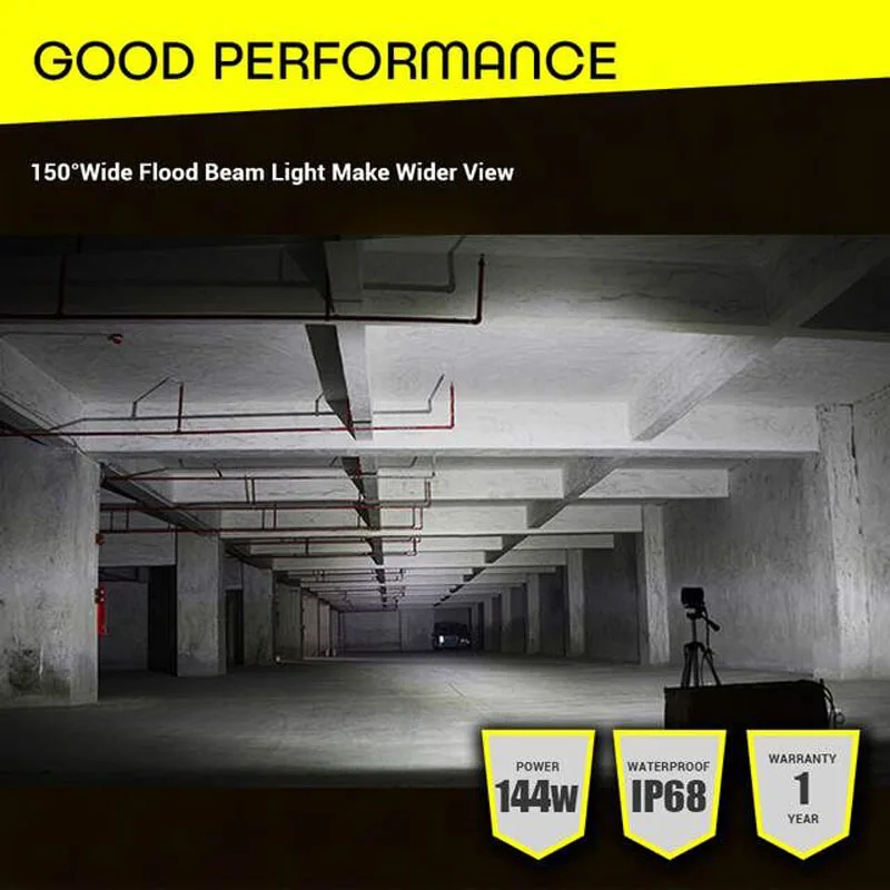 Listwa świetlna LED robocza 7 Cal 120W Combo Spot Flood Beam listwa Led 4x4 Off Road reflektor dla samochodów motocykl ciągnik łódź ATV SUV lampa