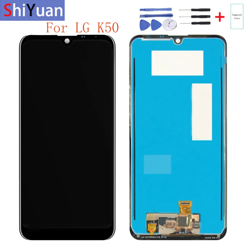

6.26'' LCD Screen Digitizer Assembly LCD For LG K50 K12 Max LMX520BMW Q60 LMX525BAW LCD with Frame Display