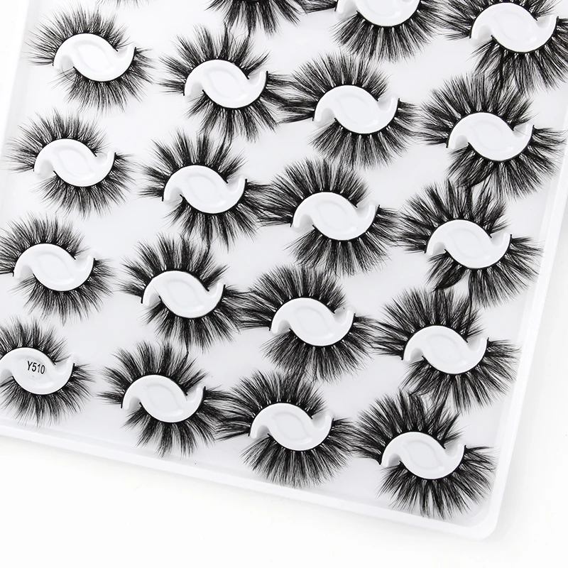 Shidishangpin 5/10/20 pares fofo dramática cílios postiços naturais longos 3d vison cílios extensão macio grosso falso cils atacado