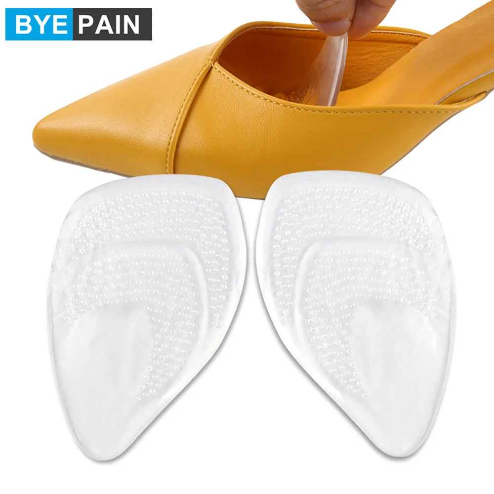 

1Pair Medical Gel Forefoot Shoe Insole Metatarsal Pads Ball of Foot Cushions for Women High Heels to Pain Relief