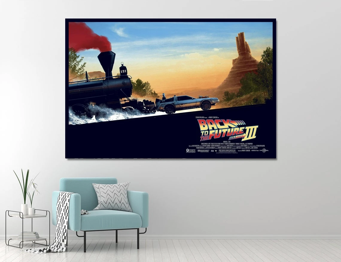 Back To The Future Movie Cover Canvas Poster Home Wall Painting Art Decoration (No Frame)