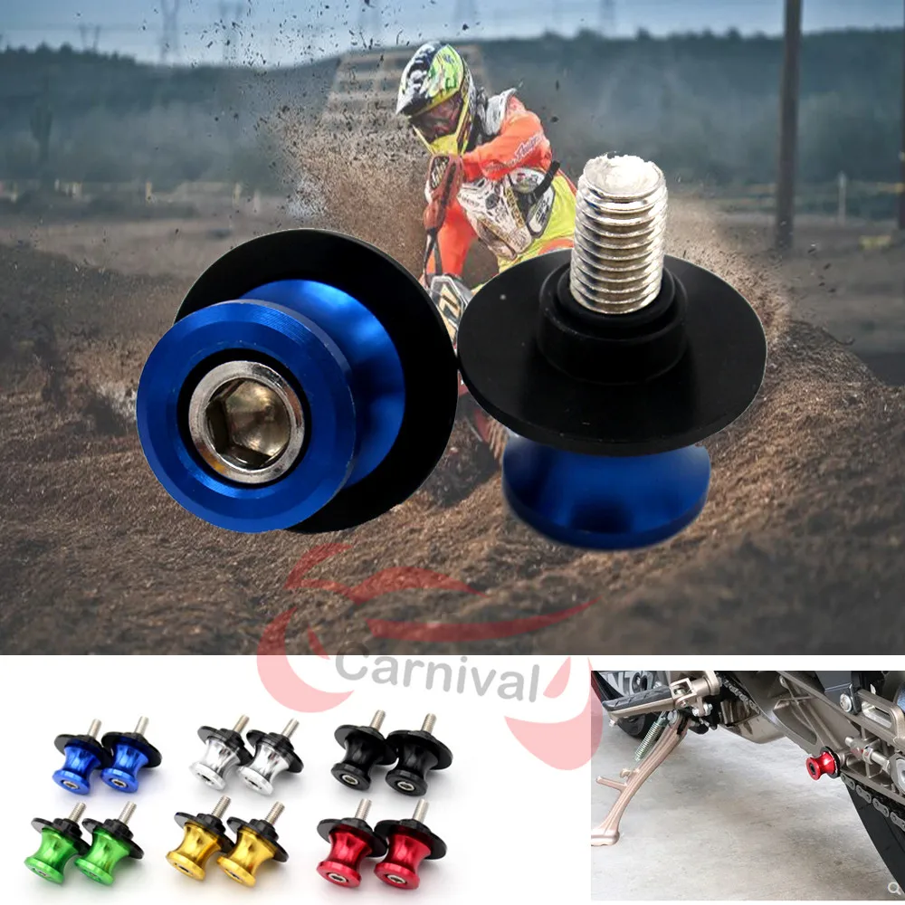 

Motorcycle accessories CNC aluminum M8 swingarm reel sliding support screw for GSX 650F GSX650 F GSX650